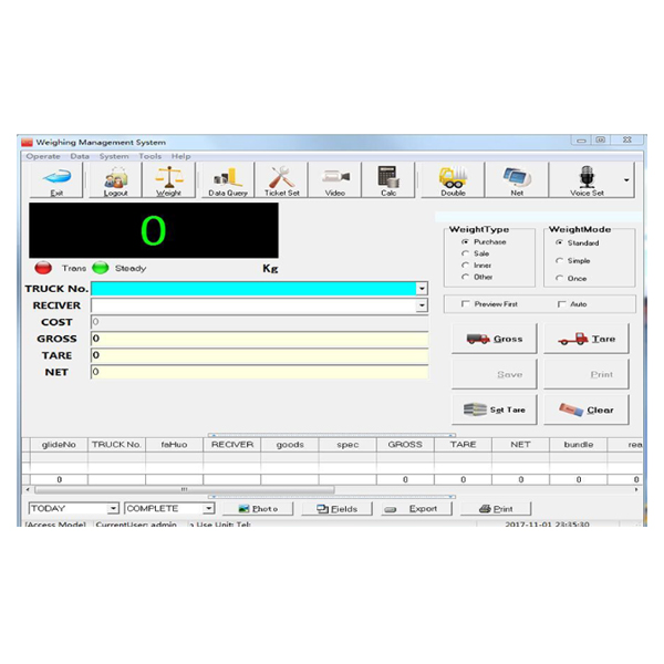 Software di pesatura